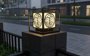 Lámpara de Jardín de Estilo Japonés Premium, Minimalista, para Exteriores, Resistente al Agua IP65, AC220V - Product Image 5