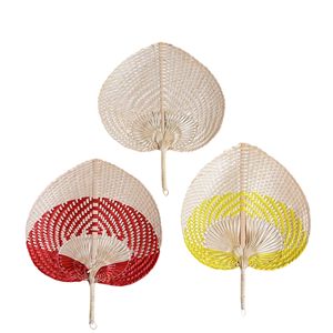 Éventail en bambou souvenir du Vietnam, tissé à la main en feuille de palmier, objet décoratif pour la maison et accessoire de rafraîchissement - Product Image 5