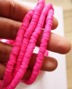 Cuentas de arcilla polimérica de gran calidad para hacer collares, cuentas de cerámica del proveedor de la India - Product Image 5