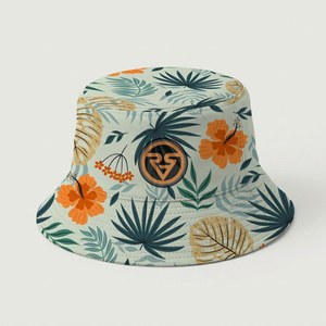 Casquette de soleil streetwear unisexe avec logo personnalisé, motif géométrique imprimé par sublimation, vente en gros, 100% polyester, design mosaïque, chapeau bob - Product Image 6