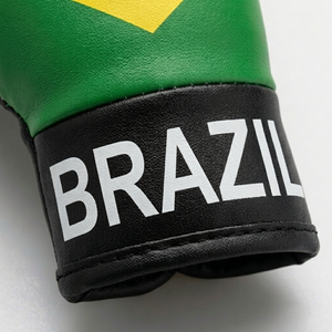 Mini-gants de boxe en cuir PU avec drapeau du Brésil – Décoration pour voiture, porte-clés (Couleurs et logo OEM disponibles) - Product Image 5