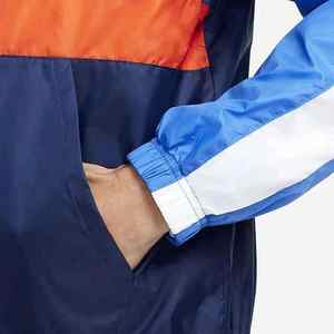Chaqueta Cortavientos con Capucha para Hombre, Diseño de Bloques de Color, Ligera, Impermeable, Resistente al Viento, para Deportes al Aire Libre, Running, Venta al Por Mayor 2024 - Product Image 4