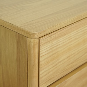 Fabricante vietnamita de cómodas de madera de estilo nórdico para dormitorio, muebles de madera de caucho, cajonera, OEM/ODM - Product Image 5