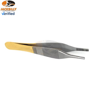 คีมผ่าตัดสแตนเลส JACKBILLY Brown Adson คุณภาพสูง สำหรับการผ่าตัดและห้ามเลือด ใช้ในโรงพยาบาล คู่มือการใช้งาน MOL - Product Image 5