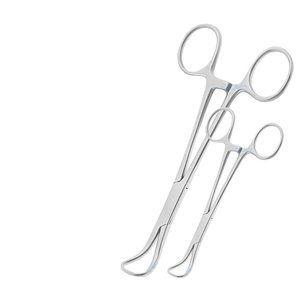 Pinces chirurgicales en acier inoxydable de qualité supérieure avec pinces à tube / Pinces à serviettes de haute qualité avec pinces à tube et logo personnalisé - Product Image 4