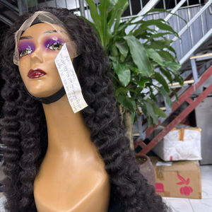 Vente en gros de cheveux vierges Remy bruts 13x4 4x4 perruque transparente avant en dentelle paquets de cheveux en dentelle suisse avec fermeture en dentelle - Product Image 2