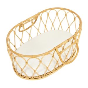 Portable Baby Crib Rattan Baby Basket Kids Furniture Nursery Room High Quality Wholesale Factory Price Hot Sale Cheap - Product Image 1