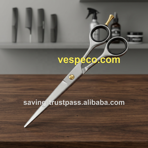 Stainless Steel Straight Hair Cutting Serrated Blade Scissor - Product Image 3