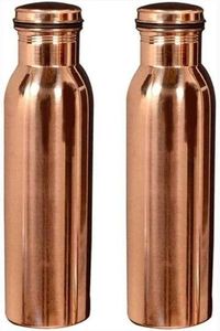Bouteille en cuivre avec tasse Cuisine et verres de table Bouteilles d'eau en cuivre pur disponibles chez Abordable metal - Product Image 4