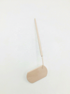 New Product <b>Square</b> Shape / Nude Shin Powder Coated Color Diamond Grip Handle Eyelash Extension <b>Mirror</b> Custom logo - Product Image 4