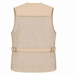 Custom Wholesale Men’s Summer Casual Lightweight Breathable Fishing Photography Mesh <b>Vest</b> Outdoor <b>Utility</b> Waistcoat - Product Image 4