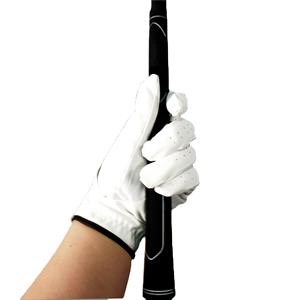 Gants de golf pour hommes en cuir Cabretta blanc et noir, légers, respirants, de haute qualité, nouveau design, toucher doux - Product Image 2