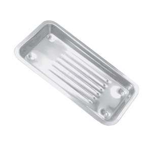 Caja de esterilización dental ancha de acero inoxidable con soportes de silicona para organizar instrumentos quirúrgicos - Product Image 3