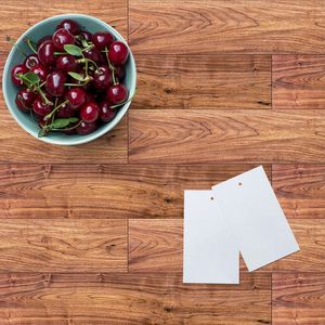 10 pièces autocollants de sol à peler et à coller PVC conception de Grain de bois naturel auto-adhésif imperméable amovible bricolage revêtement de sol pour les locataires - Product Image 4