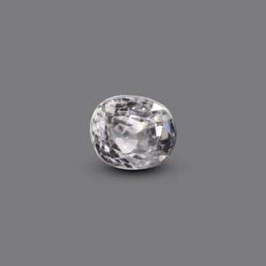 Premium White Cubic Zirconia Loose Gemstone 4 Carat Triangle Heart Oval Cut for Fine Jewelry - Product Image 1