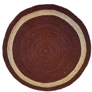 Eco Friendly Natural Jute Bohemian Design <b>Round</b> Braided Dining <b>Table</b> Placemats Hot Selling Factory Direct Fashionable <b>Mats</b> - Product Image 1
