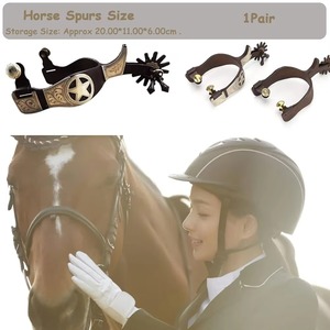 Espuelas de equitación de acero inoxidable para deportes al aire libre, color personalizado, anticorrosión, espuelas ecuestres para la venta al por mayor - Product Image 4