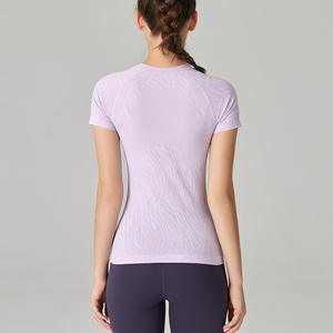 Quick Dry Loose Summer Fitness Women's Short Sleeve <b>T</b>-<b>shirt</b> Refreshing Cooling Feel Sweat Wicking Training <b>Yoga</b> - Product Image 4