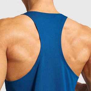 Débardeur Homme Personnalisé 2026 – Vente en Gros, Votre Propre Logo, Coton et Polyester, Couleur Unie, Tenue de Sport - Product Image 2