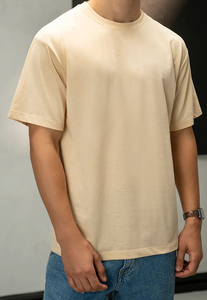 T-shirts formels pour hommes à col montant et épaules tombantes, 100 % polyester, infroissables, respirants, fabrication OEM sur mesure - Product Image 4