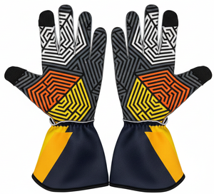 Guantes de Carreras de Karting Personalizados con Logotipo, Duraderos, Cómodos, Antideslizantes, Transpirables, Ligeros, de Dedo Completo, para Deportes al Aire Libre - Product Image 3