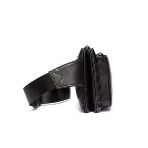 Bolsa de Cintura de Lona Vintage para Hombre y Mujer con Cintura Elástica, Diseño Casual y Compartimentos Espaciosos para Artículos Esenciales Diarios - Product Image 4