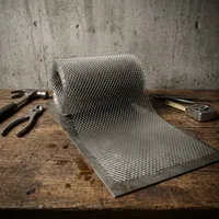 Lámina de Metal Expandido Galvanizado de Alta Resistencia y Calidad, Rollo de Malla con Orificios Hexagonales, Barrera de Seguridad Industrial, Pantalla Protectora