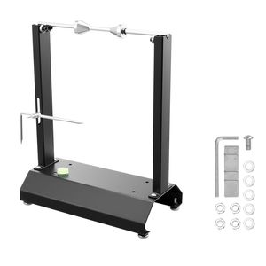 Équilibreur de roues de moto réglable, capacité 88,2 lb, avec cônes de centrage et pointeur de centrage - Product Image 1