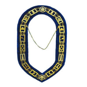 Direct Factory Sale Regalia Masonic <b>Collar</b> With Golden <b>Metal</b> Premium Quality Masonic Regalia Chain - Product Image 4