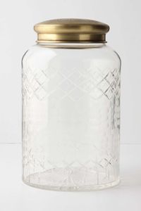 Pot en verre pour rangement de cuisine avec couvercle en bois pour conserver les épices, les fruits secs et les collations bien organisés et propres - Product Image 3