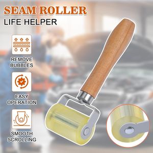 Rullo per Insonorizzazione Auto con Manico in Legno e Gomma PU, per Installazione di Tappetini Audio e Pannelli Fonoassorbenti per Veicoli - Product Image 2