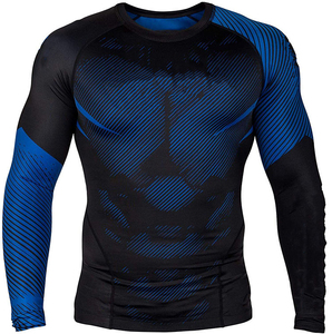 OEM Custom Men’s Long Sleeve <b>Compression</b> <b>Shirt</b> Quick Dry Breathable Fitness Workout Sports Rash Guard - Product Image 1