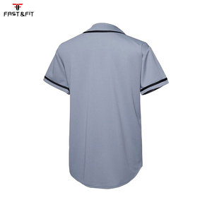 เสื้อเบสบอลตาข่ายระบายอากาศชุดกีฬาชุดทีม - Product Image 3
