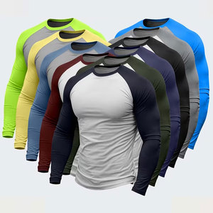 T-shirt de fitness pour homme été 2026, T-shirt de compression, T-shirt moulant adapté à toutes les saisons - Product Image 3