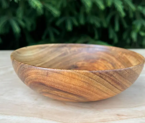 Tazón de Madera – Tazón Profundo para Comida, Tallado a Mano – Plato de Servir de Madera – Decoración Rústica para Cocina - Product Image 5