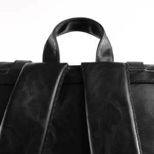 Retro Style Leather <b>Roll</b> Top <b>Backpack</b> Handcrafted Cowhide Laptop Rucksack For Boutique Wholesalers LTBP-0263 - Product Image 4