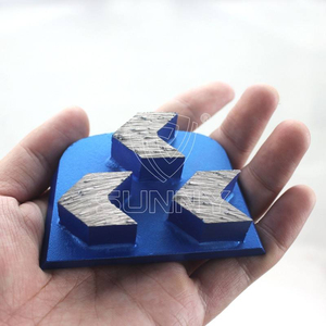 <span class=keywords><strong>Disque</strong></span> abrasif diamanté à segment triangulaire à changement rapide et haute dureté 30 # -200 #   Pour sols durs, OEM disponible - Product Image 3