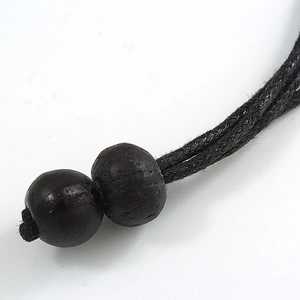 Collier pendentif géométrique en bois naturel fait à la main, style bohème, pour femmes, cadeau de mariage - Product Image 5