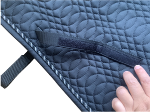 BRAND ZONE1995 - Silla de Montar Clásica Personalizada de Algodón Satinado con Forro de Malla, Duradera y Cómoda para Montar a Caballo y Saltar - Product Image 3