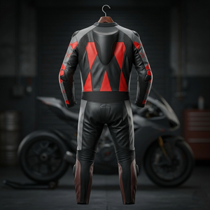 Traje de Carreras Personalizado Resistente al Viento, Ropa de Motociclismo de Cuero con Protección de Nivel 2 CE, Unisex, para Todas las Estaciones - Product Image 2