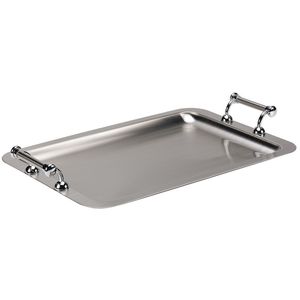<b>Large</b> Metal Serving <b>Tray</b> for Family Breakfast Parties Outdoor Entertaining Banquet Service and Restaurant Use - Product Image 2