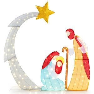 Decorazioni Natalizie da 1,5 m con Luci LED, Addobbi Festivi per Uso Interno ed Esterno - Product Image 3