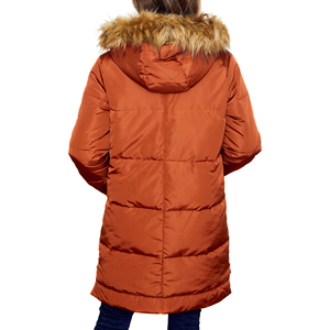 Veste d'hiver personnalisée pour femmes, parka à capuche en duvet de canard, parka chaude pour femmes, vestes matelassées pour femmes, vestes rembourrées pour filles - Product Image 3