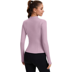 Veste de yoga réversible pour femme, légère, extensible, zippée, deux couleurs, pour la gym - Product Image 5
