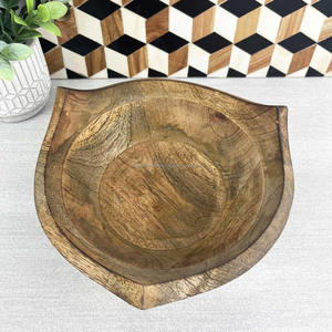 Bol en bois poli à la main, écologique, de qualité supérieure, fabriqué à la main, matériau sûr, idéal pour servir les aliments, cuisine, salle à manger - Product Image 4