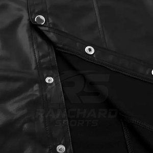 Chemise en cuir de luxe pour homme, tissu en cuir durable, toucher doux, style moderne décontracté chic, vêtements en cuir pour homme - Product Image 6