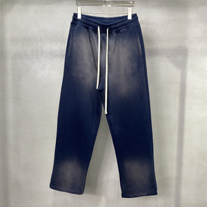 Custom Printed Polyester Cotton Men’s Fleece Sweatpants Quick Dry Breathable Casual <b>Drawstring</b> <b>Trousers</b> OEM - Product Image 6