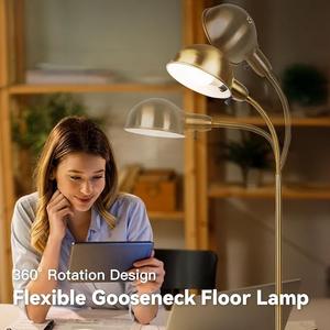 Lampe de sol d'angle LED intelligente à intensité variable avec fonction mémoire pour maisons modernes - Product Image 1