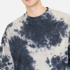 เสื้อยืดโอเวอร์ไซส์ผู้ชาย ล้างสีแบบแอซิดวอช ผ้าคอตตอนหนา สไตล์วินเทจ สตรีทแวร์ MOQ ต่ำ รับผลิตแบบ OEM ODM - Product Image 2