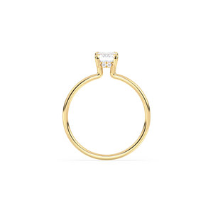 Anillo REYES de Diseño Personalizado en Oro Amarillo de 14K con Diamante Cultivado en Laboratorio HPHT CVD, Halo Oculto, Certificado IGI, Regalo de Boda, Joyería Fina - Product Image 5